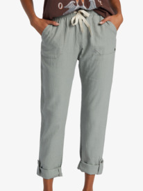 3 On The Seashore Cargo Pants Green ARJNP03291 Roxy