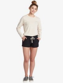 2 Oceanside Elasticized Shorts Black ARJNS03007 Roxy