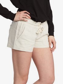 2 Oceanside Elastic Waist Shorts Grey ARJNS03007 Roxy