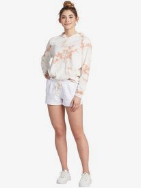 16 Oceanside Elastic Waist Shorts White ARJNS03007 Roxy