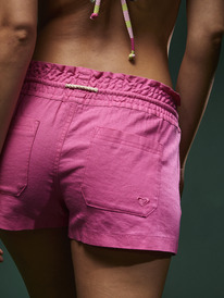 5 Oceanside Elastic Waist Shorts Pink ARJNS03007 Roxy