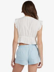 2 Oceanside Elasticized Shorts Blue ARJNS03007 Roxy