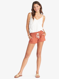 1 Oceanside Elasticized Shorts Brown ARJNS03007 Roxy