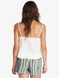 roxy, Oceanside Elastic Waist Shorts, SEA SPRAY PARADISE STRIPE (glw3) Oceanside - Shorts for Women ARJNS03121