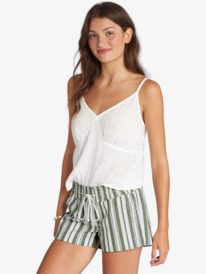 3 Oceanside Elasticized Shorts Green ARJNS03121 Roxy