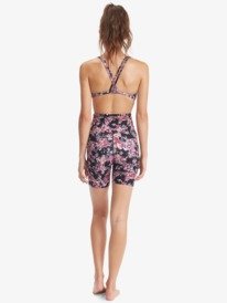 3 Kaileo High Waisted - Sports Shorts for Women Black ARJNS03176 Roxy