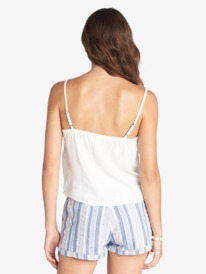 roxy, New Impossible Love Elasticized Shorts, BIJOU BLUE RIVER STRIPE (bng3) New Impossible Love - Elasticated Shorts for Women ARJNS03181