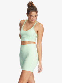 3 Kaileo High Waist 2022 - Calções de ciclista para Mulher Verde ARJNS03194 Roxy