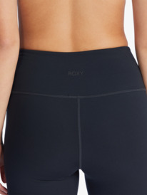 4 Kaileo High Waisted Biker Shorts Black ARJNS03194 Roxy