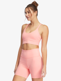 3 Kaileo High Waisted Biker Shorts Pink ARJNS03194 Roxy