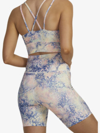 7 Kaileo High Waisted Biker Shorts White ARJNS03194 Roxy