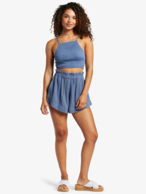 3 What A Vibe Beach Shorts Blue ARJNS03214 Roxy