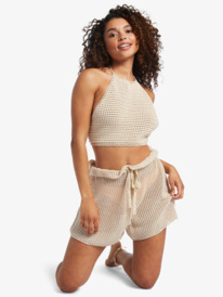 2 Island Hopper Crochet Shorts  ARJNS03220 Roxy