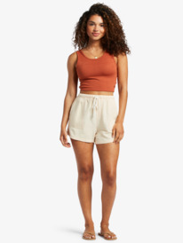 2 Sand And Sea Elastic Shorts Beige ARJNS03221 Roxy