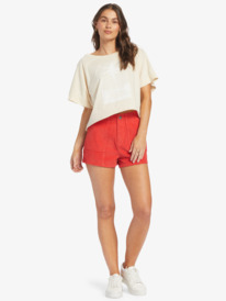 3 Womens Sessions Corduroy Shorts Red ARJNS03231 Roxy