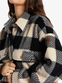 8 Over And Out 2 Printed Fleece Beige ARJPF03012 Roxy