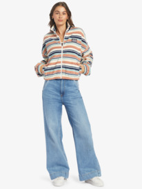 3 Dawn To Dusk - Half-Zip Fleece for Women Bleu ARJPF03022 Roxy