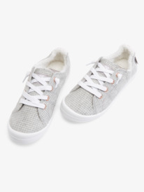 10 Bayshore Faux Fur-Lined Shoes Grey ARJS600446 Roxy