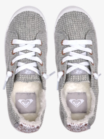 7 Bayshore Faux Fur-Lined Shoes Grey ARJS600446 Roxy