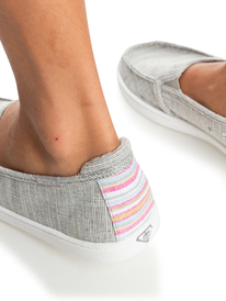 4 Minnow Slip-On Shoes Grey ARJS600472 Roxy