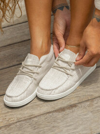 1 Minnow Mid Mid-Top Shoes Beige ARJS600521 Roxy
