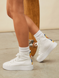 1 Sheilahh 2.0 Mid-Top Shoes White ARJS700167 Roxy