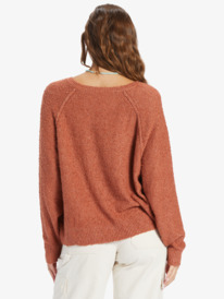 7 Early Morning Crew Neck Sweater Pink ARJSW03290 Roxy