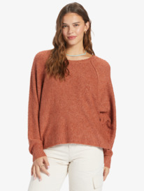3 Early Morning Crew Neck Sweater Pink ARJSW03290 Roxy