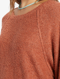 5 Early Morning Crew Neck Sweater Pink ARJSW03290 Roxy