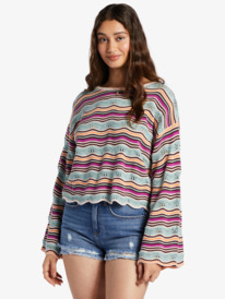 10 Womens Salt Siren Jumper Orange ARJSW03306 Roxy