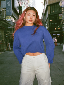 2 Chloe Kim - Pull à manches longues Violet ARJSW03315 Roxy