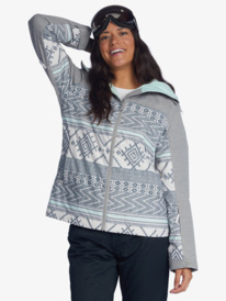 1 Galaxy Print Block Technical Snow Jacket Black ARJTJ03012 Roxy