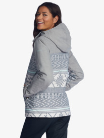 4 Galaxy Print Block Technical Snow Jacket Black ARJTJ03012 Roxy
