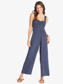 2 Adventure Bound Woven Tank Jumpsuit Blue ARJWD03466 Roxy