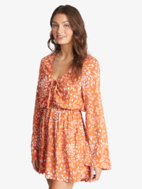 6 Womens Spirit Awakes V-Neck Playsuit Brown ARJWD03467 Roxy