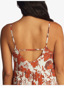 5 Teen Dream Woven Strappy Dress Brown ARJWD03496 Roxy