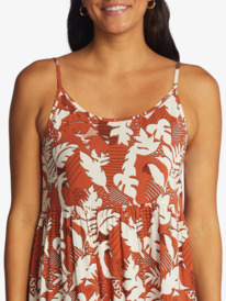 2 Teen Dream Woven Strappy Dress Brown ARJWD03496 Roxy