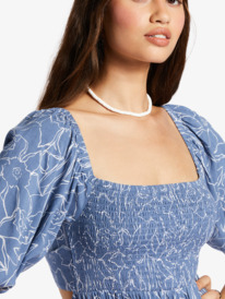 2 Satin Sands Mini Dress Blue ARJWD03515 Roxy