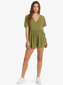 4 Endless Journey Easy Fit Romper Green ARJWD03517 Roxy