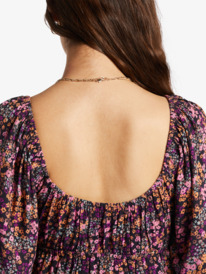 3 Sweetest Shores - Vestito con maniche a palloncino da Donna Black ARJWD03527 Roxy