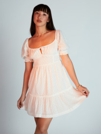 2 Chloe Kim Venice Daydream Mini Dress White ARJWD03536 Roxy