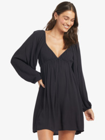 Sweetest Shores - Long Puff Sleeve Mini Dress for Women  ARJWD03544