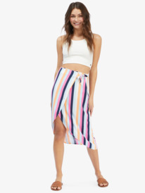 1 Destiny Waits Midi Wrap Skirt Blue ARJWK03059 Roxy