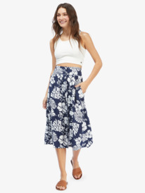 1 Never Been Better Midi Skirt Blue ARJWK03060 Roxy