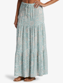 1 Womens Bayside  Ankle Length Skirt Blue ARJWK03068 Roxy