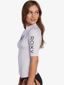 4 Florida Whole Hearted Short Sleeve UPF 50 Rashguard White ARJWR03140 Roxy