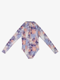 1 Roxy Active Long Sleeve Back Zip One Piece Rashguard  ARJWR03167 Roxy