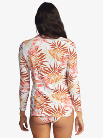 4 Sea Skippin Long Sleeve UPF 50 Rashguard  ARJWR03196 Roxy