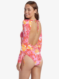 roxy, Sunrise Tides UPF 50 Rashguard Long Sleeve Swimsuit, HILO HIBISCUS - SMALL (rzn6) Sunrise Tides - Long Sleeve UPF 50 Rash Vest for Women ARJWR03202