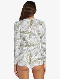 roxy, Sea Skippin UPF 50 Long Sleeve Rashguard, PALM TREE DREAMS (gng9) SEA SKIPPIN PT LS LYCRA ARJWR03204